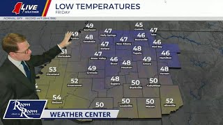 Matt's Early Friday Forecast - Cool and dry to start as spotty rain is possible this weekend