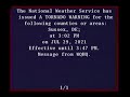 comcast emergency alert system tornado warning july 29 2021