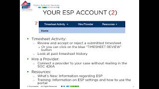 ESP Recipient Video 2: Overview For IHSS Recipient