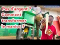 Pas d’argent: Transformer le manioc moins cher.