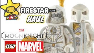 Custom LEGO Firestar Toys Moon Knight Minifigure Unboxing/Review!