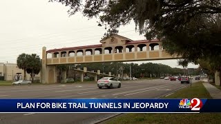 Seminole County's bike-trail tunnel plans at busy intersections along Wekiva Trail are in jeopardy