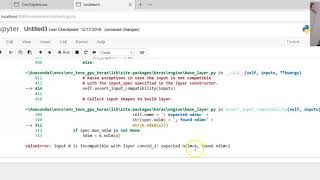 ValueError Input 0 is incompatible with layer conv2d