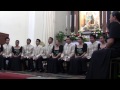 madrigal singers perform signore fa di me uno strumento