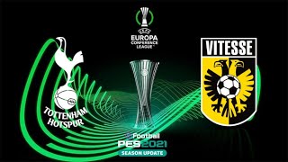 TOTTENHAM HOTSPUR VS VITESSE (FASE DE GRUPOS) | EUROPA CONFERENCE LEAGUE | PES 2021/2022 J4