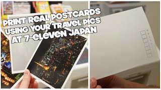 You Can Print Your Own Postcards at 7-Eleven Japan!