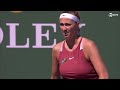 aliaksandra sasnovich vs. petra kvitova 2022 indian wells round 2 wta match highlights