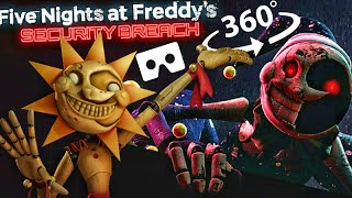 FNAF 360° VR Sundrop and Moondrop Boss Fight | Five Nights at Freddy's Security Breach