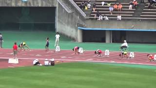 ⑧【女子四種 決勝200ｍ】中学通信陸上福岡県大会2015