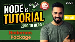 Node JS Tutorial in Hindi #9 Nodemon Package Explained