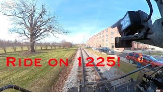 Pere Marquette 1225 Ride Along! Locomotive View!