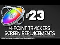 4 Point Tracking (Moving Screen Replacement) Apple Motion Professional Training 23