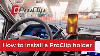 How to Install a ProClip USA Device Holder