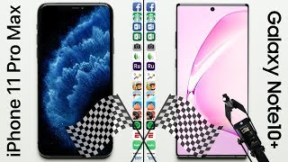 iPhone 11 Pro Max vs. Galaxy Note 10+ Speed Test