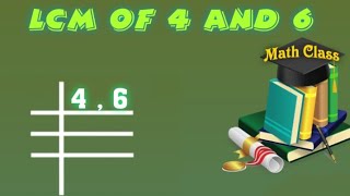 LCM of 4 and 6