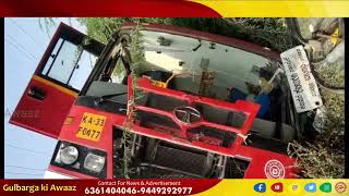 GLB:KKRTC BUS OVERTURNED NEAR SHETTY COLLEGE