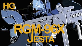 HG RGM-96X Jesta Review.  Most menacing design for an Earth Federation Suit.