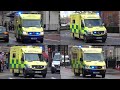 London Ambulances responding - Compilation