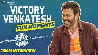 Venkatesh BEST MOMENTS - Team Venky Mama Interview | Naga Chaitanya | Rana | Raashi Khanna | Bobby