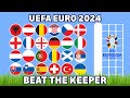 Beat The Keeper - UEFA EURO 2024 | The Marble Quest