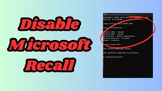 How To Disable Microsoft Recall On Windows 10/11 | Prevent Microsoft's Spyware