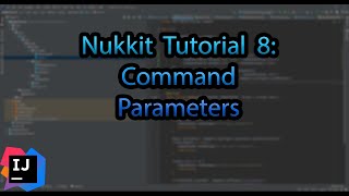 Nukkit Tutorial 8: Command Parameters