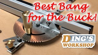 Drillpro Miter Gauge Box Joint Jig | Best Tool for Your Money! | Banggood Woodworking Tools Review