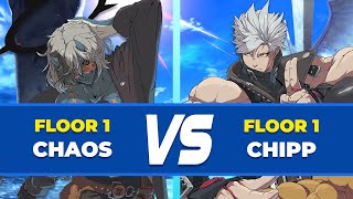 GGST Floor 1 ▶ Chipp vs Happy Chaos . Low Level Gameplay