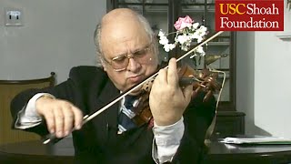 Songs From The Holocaust | Played By Violinist Jewish Survivor Edward Polidi | USC Shoah Foundation