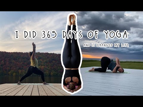 I did yoga for 365 days, this is what happened.