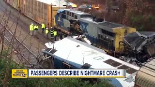 U.S. investigators say deadly Amtrak train crash preventable, passengers describe nightmare crash