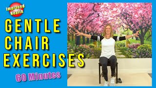 60 Minute CHAIR EXERCISES for SENIORS 💗 | Full Body Workout at Home