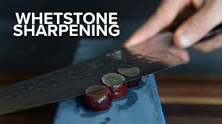 Chef Knife Whetstone Sharpening Session