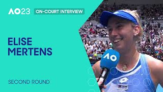 Elise Mertens On-Court Interview | Australian Open 2023 Second Round