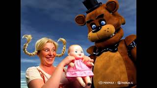 Freddy Fazbear from Five Nights at Freddy's and Subliminal Message Girl from SpongeBob SquarePants
