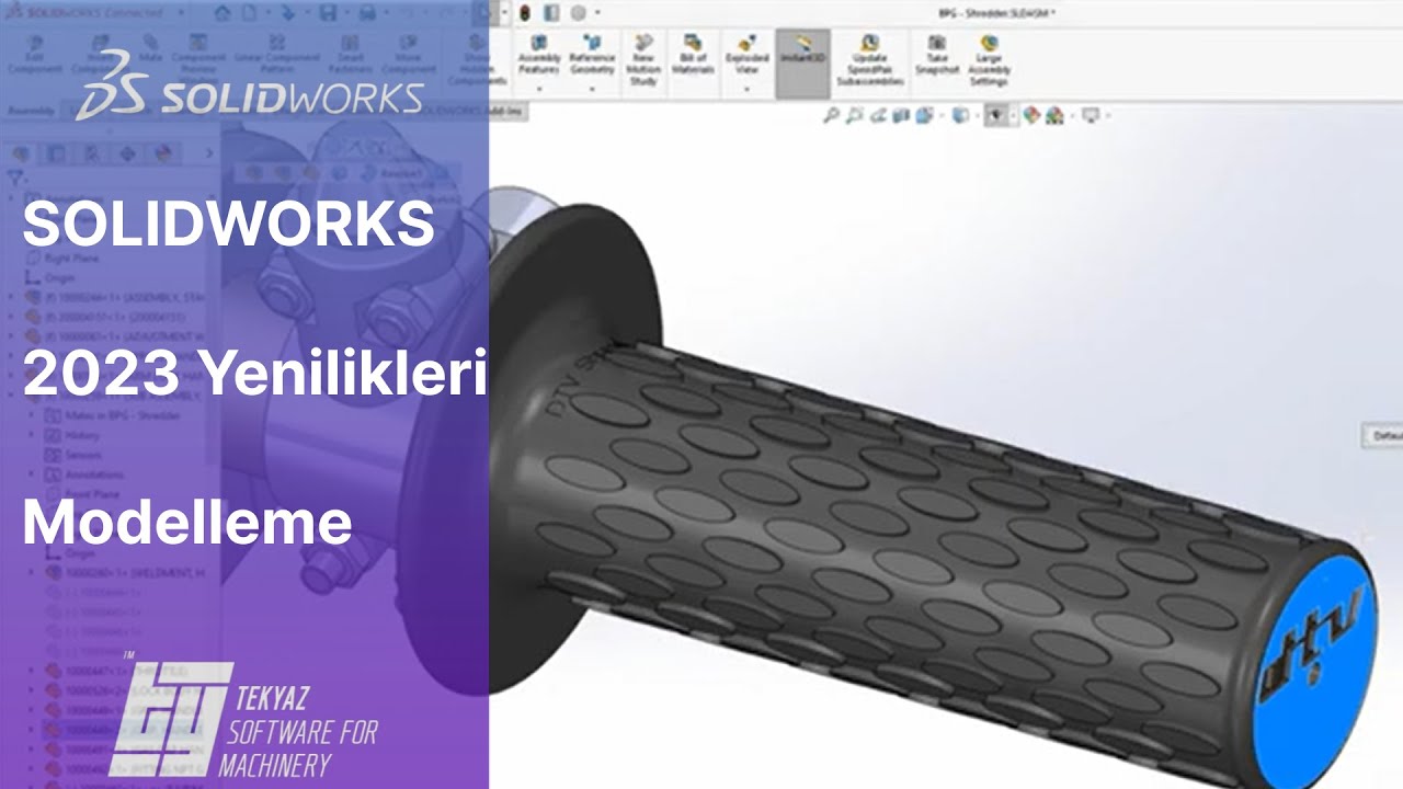 SOLIDWORKS 2023 Yenilikleri - Modelleme - YouTube