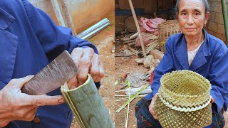 HOW TO MAKE A BAMBOO BASKET.