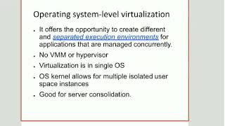 CC- Cloud Computing-BE CSE-IT- Operating System Level Virtualization