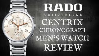 Rado Centrix Men's Chronograph Review Model: R30122113 (4K Quality)