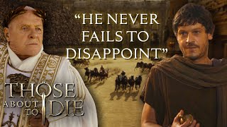 The Emperor (Anthony Hopkins) Oversees A High Stakes Chariot Race  | Those About To Die