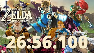 Breath of the Wild Any% Speedrun (Amiibo) in 26:56.100 [PB]