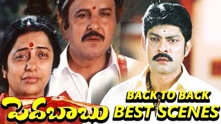 Jagapati Babu Best Scenes Ever | Pedababu Movie Scenes B2B | Latest Telugu Movie Scenes | MTC