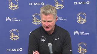Steve Kerr reacts to Draymond Green Ejection, Postgame Interview 🎤