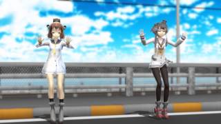 【MMD艦これ】雪風 時津風 天津風 磯風 浦風 今日もハレバレ