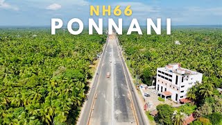 NH66 പൊന്നാനി ഭാഗത്ത് പണികൾ തീർന്നു കൊണ്ടിരിക്കുന്നു | Kuttippuram to Chamravattom junction drone