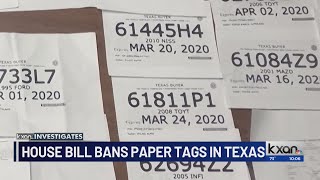 ‘Message is clear:’ Texas one step closer to eliminating paper tags