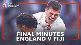 They gave EVERYTHING in the final 10:34! | England v Fiji | Rugby World Cup 2023