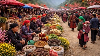 Trực tiếp: Chợ Bắc Hà - Những Ngày Giáp Tết 08/02/2026 (21 tết) Người Dân Đi Sắm Tết Trong Mưa