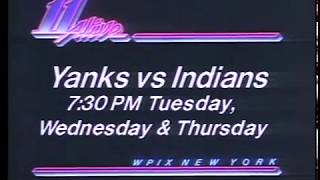 WPIX Yankees promo, 1983