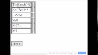 JavaScript Code to Separate Alpha, Numeric and Special Characters